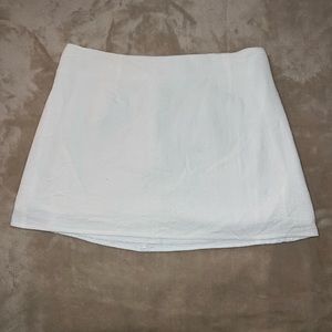 Princess Polly white mini skirt